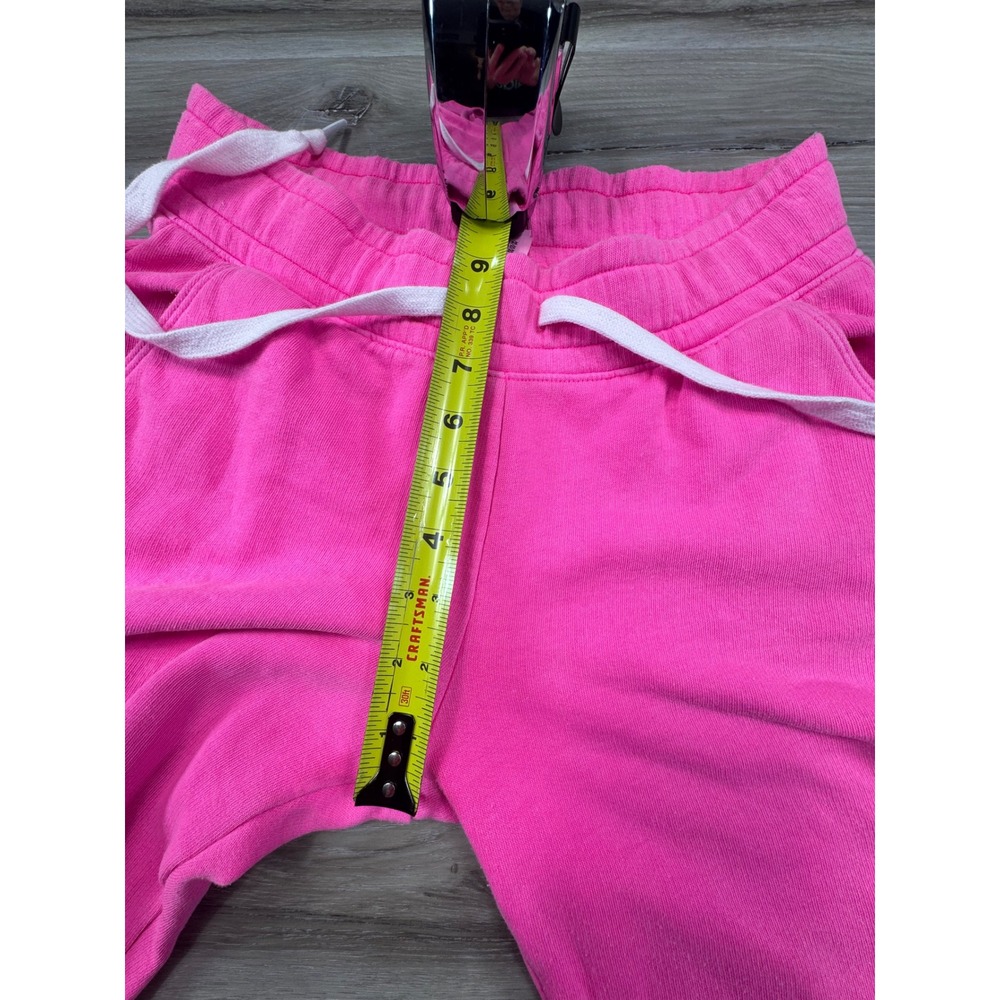 Y2K PINK Victoria's Secret Jogger Sweatpants Pink WMNS XS White Logo Barbiecore - Picture 8 of 13